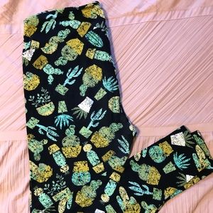 TC LulaRoe Leggings - Cactus (Cacti)